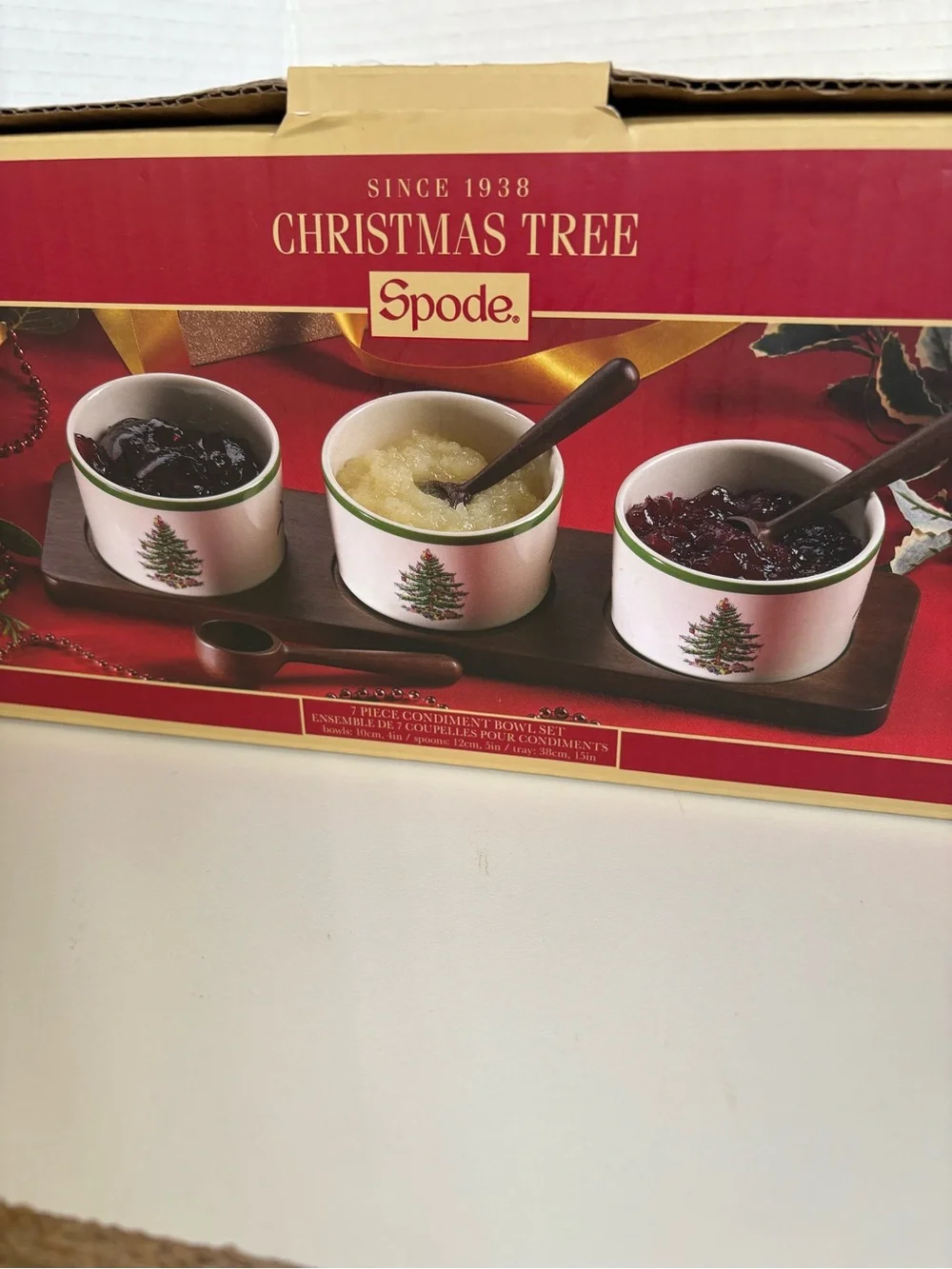 Spode ceramic condiment